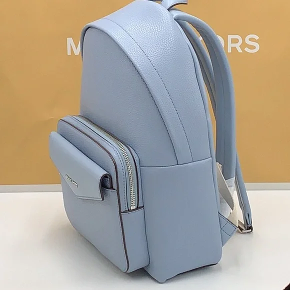 MICHAEL KORS DENIM COLOR 
Maisie Medium Pebbled Leather 2-in-1 Backpack - Picture 4 of 16